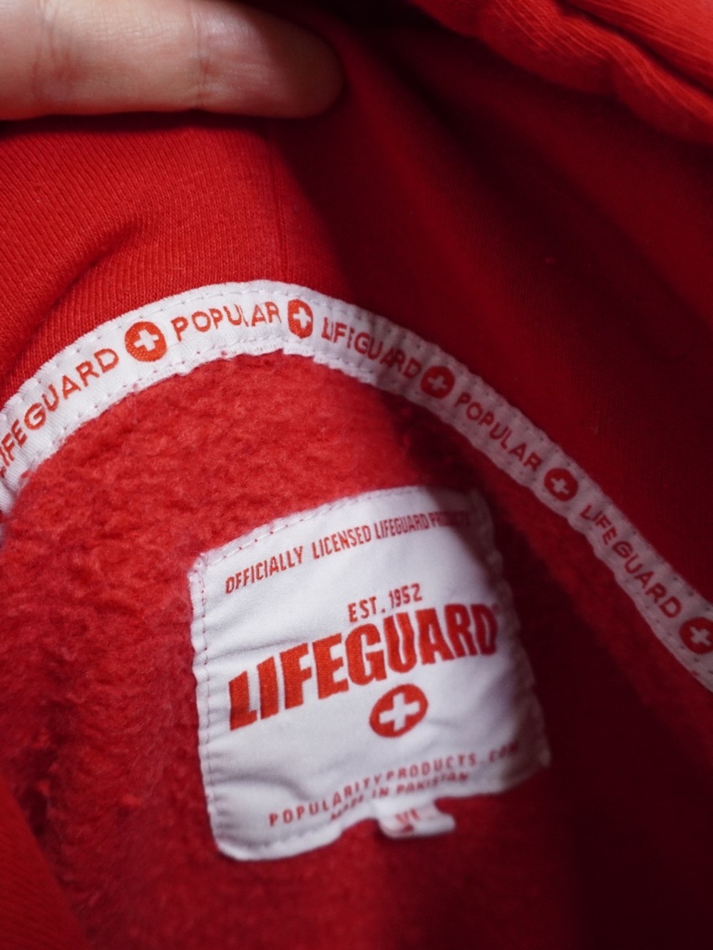 LIFEGUARD Officially Licensed First Quality Pullover Hoodie Sweatshirt Apparel - Picture 4 of 4